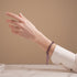 Purple Elixir | Silver | Firefly Glass Macrame Bracelet